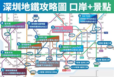 深圳萬象城地鐵站|深圳地鐵攻略｜直達10大熱門景點、路線圖、實用APP 